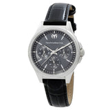 Technomarine MoonSun Date-Day Quartz Charcoal Dial Ladies Watch TM-822055 - The Watches Men & Co
