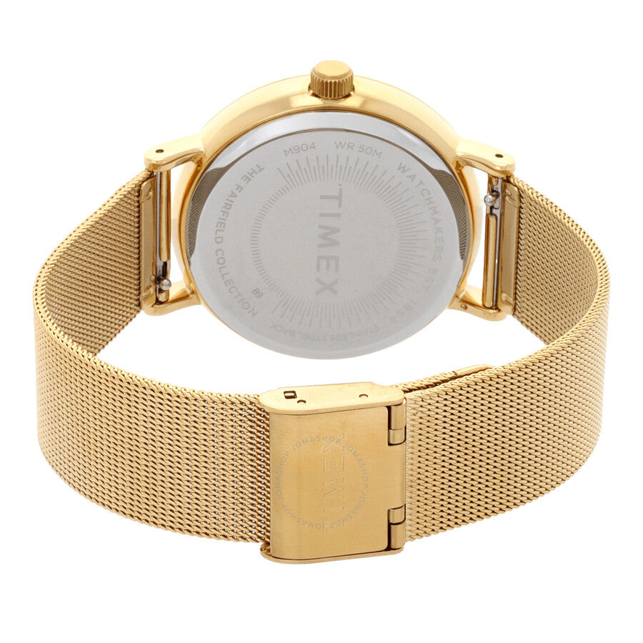 Timex Fairfield Quartz Cream Dial Ladies Watch TW2R26500 - The Watches Men & Co #3