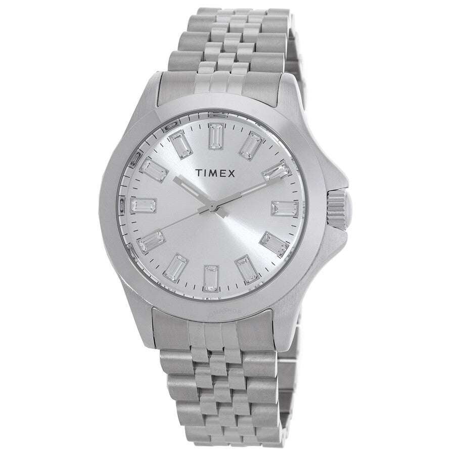 Timex Kaia Quartz Silver Dial Ladies Watch TW2V79900 - The Watches Men & Co
