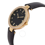 Timex Legacy Quartz Crystal Black Dial Ladies Watch TW2V45100 - The Watches Men & Co #2