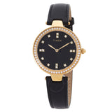Timex Legacy Quartz Crystal Black Dial Ladies Watch TW2V45100 - The Watches Men & Co