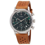 Timex Marlin Chronograph Quartz Green Dial Men's Watch TW2W10100 - The Watches Men & Co
