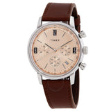 Timex Marlin Chronograph Quartz Rose Gold Dial Men's Watch TW2W51400 - The Watches Men & Co