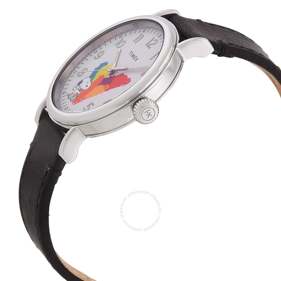 Timex Peanuts Quartz White Dial Men's Watch TW2V60900VQ - The Watches Men & Co #2