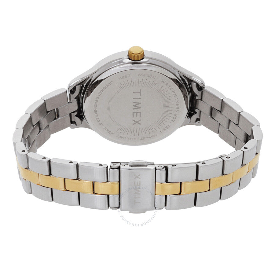 Timex Peyton Quartz Silver Dial Ladies Watch TW2V23500 - The Watches Men & Co #3