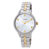 Timex Peyton Quartz Silver Dial Ladies Watch TW2V23500 - The Watches Men & Co