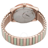 Timex Q Timex Malibu Quartz Green Dial Ladies Watch TW2V38700VQ - The Watches Men & Co #3