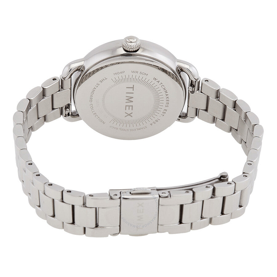 Timex Standard Moonphase Quartz Mother of Pearl Dial Ladies Watch TW2U98300 - The Watches Men & Co #3