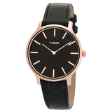 Timex Transcend Quartz Black Dial Ladies Watch TW2W19800 - The Watches Men & Co