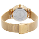 Timex Transcend Quartz Crystal Gold Dial Ladies Watch TW2W19300 - The Watches Men & Co #3