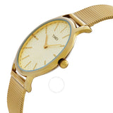 Timex Transcend Quartz Gold Dial Ladies Watch TW2R36100GP - The Watches Men & Co #2