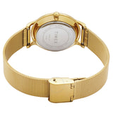 Timex Transcend Quartz Gold Dial Ladies Watch TW2R36100GP - The Watches Men & Co #3