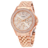 Timex Trend BCRF Kaia Quartz Crystal Rose Gold Dial Ladies Watch TW2V96700 - The Watches Men & Co