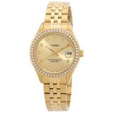 Timex Waterbury Traditional Quartz Crystal Gold Dial Watch TW2U53800 - The Watches Men & Co