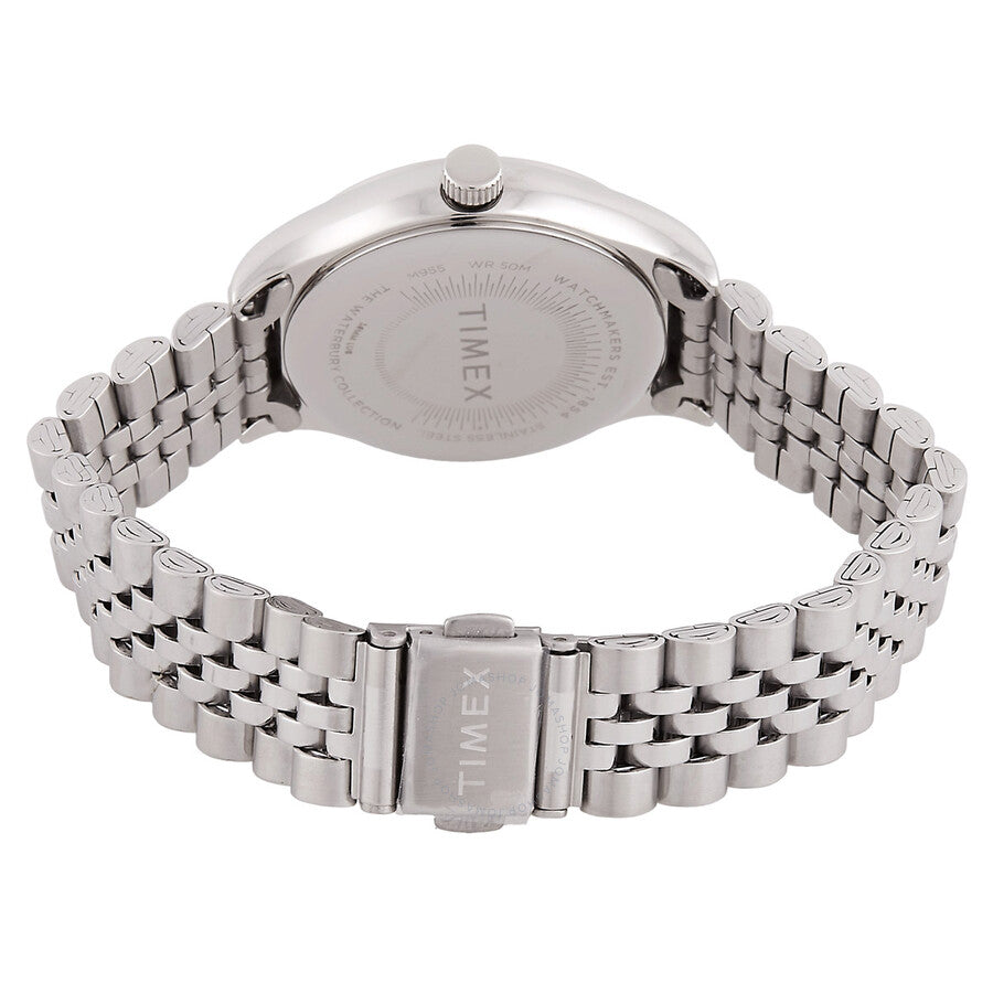 Timex Waterbury Traditional Quartz White Dial Ladies Watch TW2R69400 - The Watches Men & Co #3