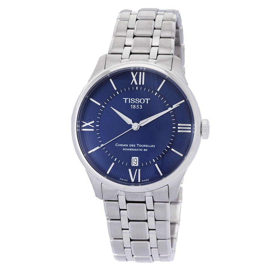 Tissot Chemin Des Tourelles Automatic Blue Dial Men's Watch T1398071104800 - The Watches Men & Co