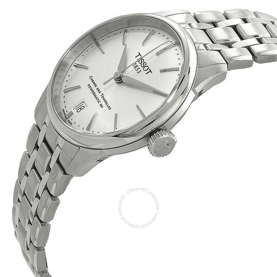 Tissot Chemin Des Tourelles Automatic Silver Dial Ladies Watch T139.207.11.031.00 - The Watches Men & Co #2