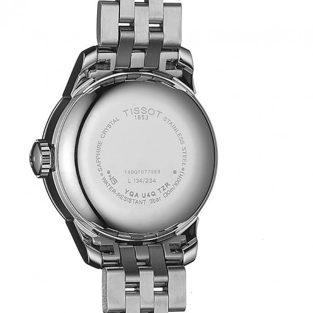 Tissot Le Locle Small Automatic caseback engraved with model number and specifications