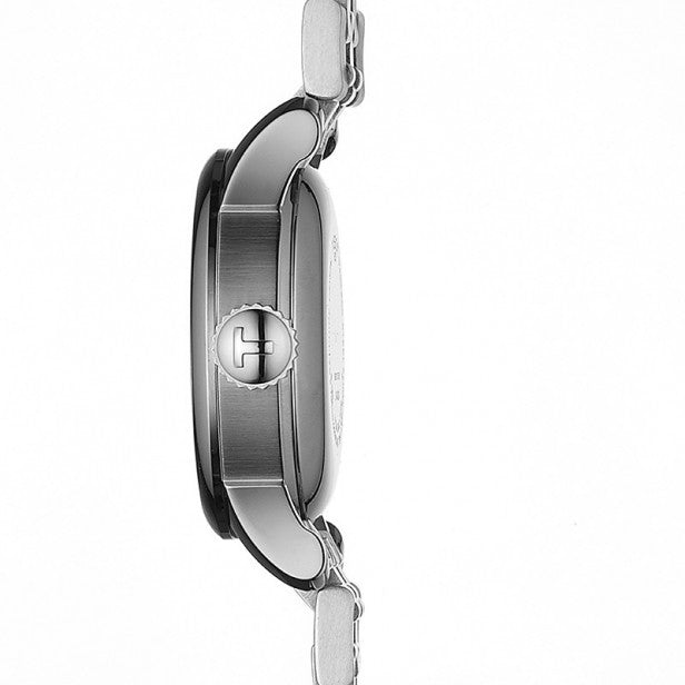 Tissot Le Locle Small Automatic caseback detail showing automatic movement view