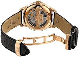 Caseback of Tissot Le Locle watch showing visible movement