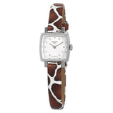 Tissot Lovely Giraffe Quartz Diamond Silver Dial Ladies Watch T058.109.17.036.00 - The Watches Men & Co