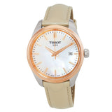 Tissot PR 100 Quartz White Mother of Pearl Dial Ladies Watch T1502102611100 - The Watches Men & Co