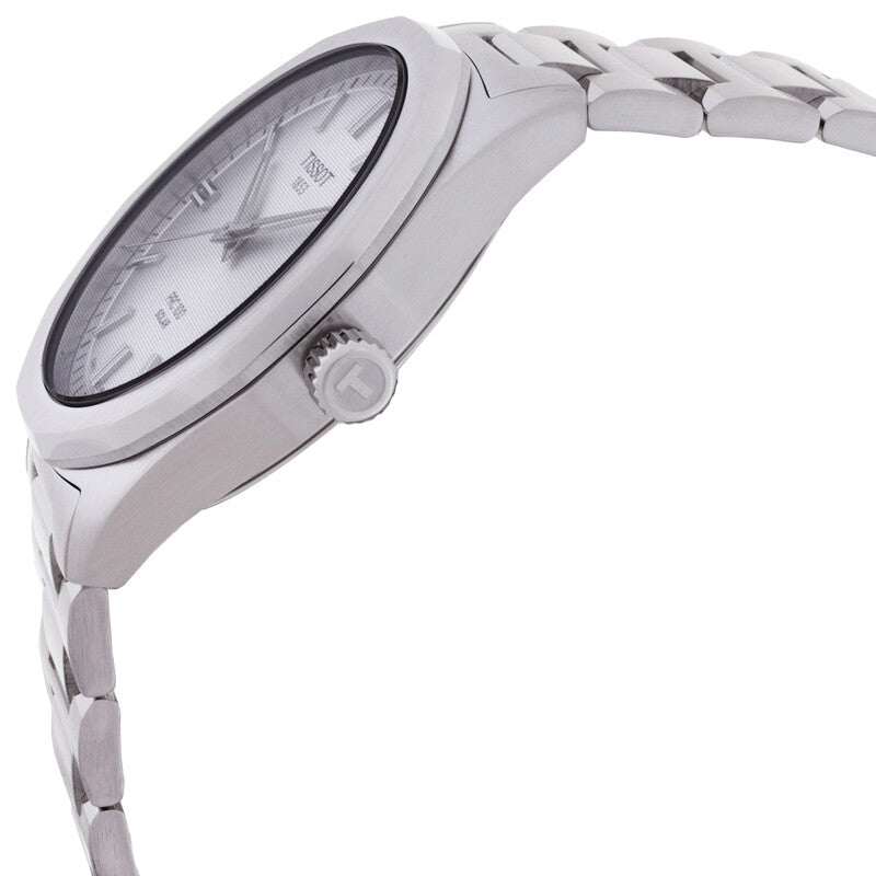 Tissot PRC100 watch side profile showing case and strap