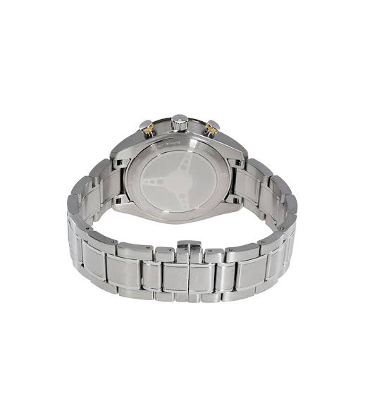 Tissot PRS 516 caseback showing stainless steel bracelet and case back
