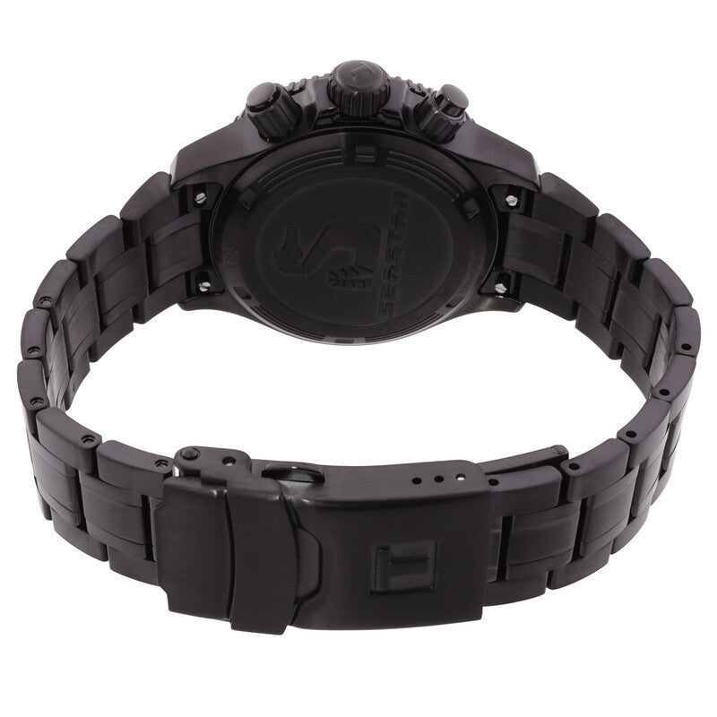 Tissot Seastar 1000 caseback showing stainless steel with Tissot branding and model reference