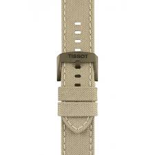 Khaki green nylon strap with dark buckle for Tissot T Sport Chrono XL