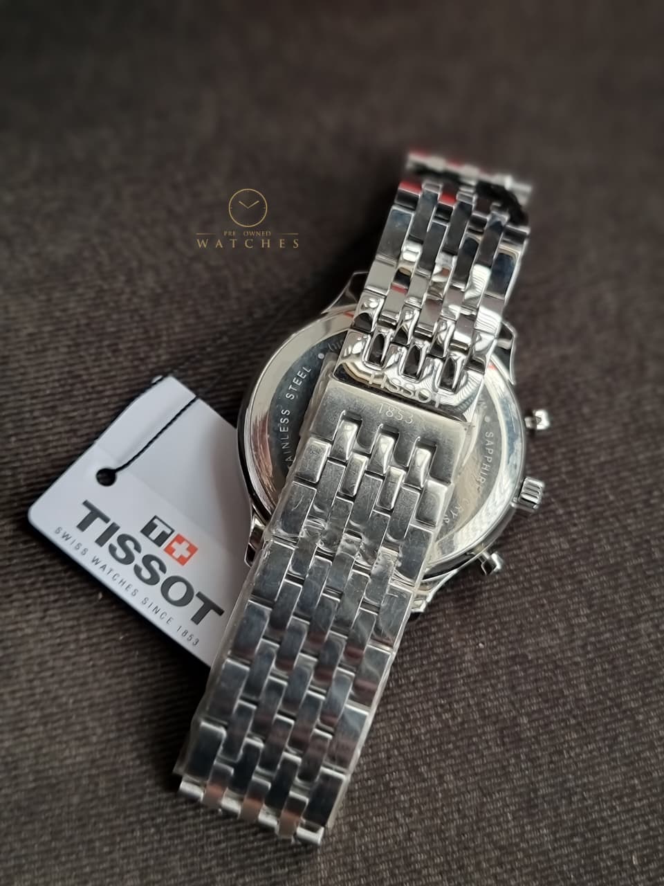 Tissot Tradition chronograph watch with Tissot box packaging