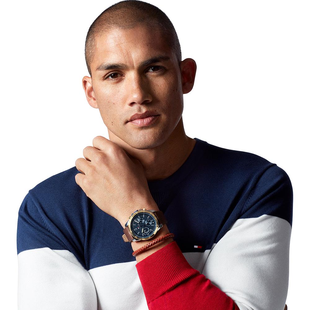 Tommy Hilfiger Decker Chronograph Blue Dial Men’s Watch 1791561 - Watch