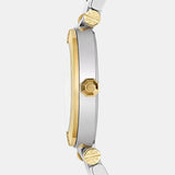 ory Burch Classic T Watch Two Tone Yellow Gold Silver Women's Watch TBW9014 - Image 2