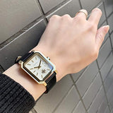 Tory Burch Robinson Gold Black Leather Strap Women's Watch TBW1504 - Image 7