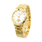 Tory Burch Yellow Gold Collins White Dial Watch Women’s Watch TBW1300 - Women’s Watches