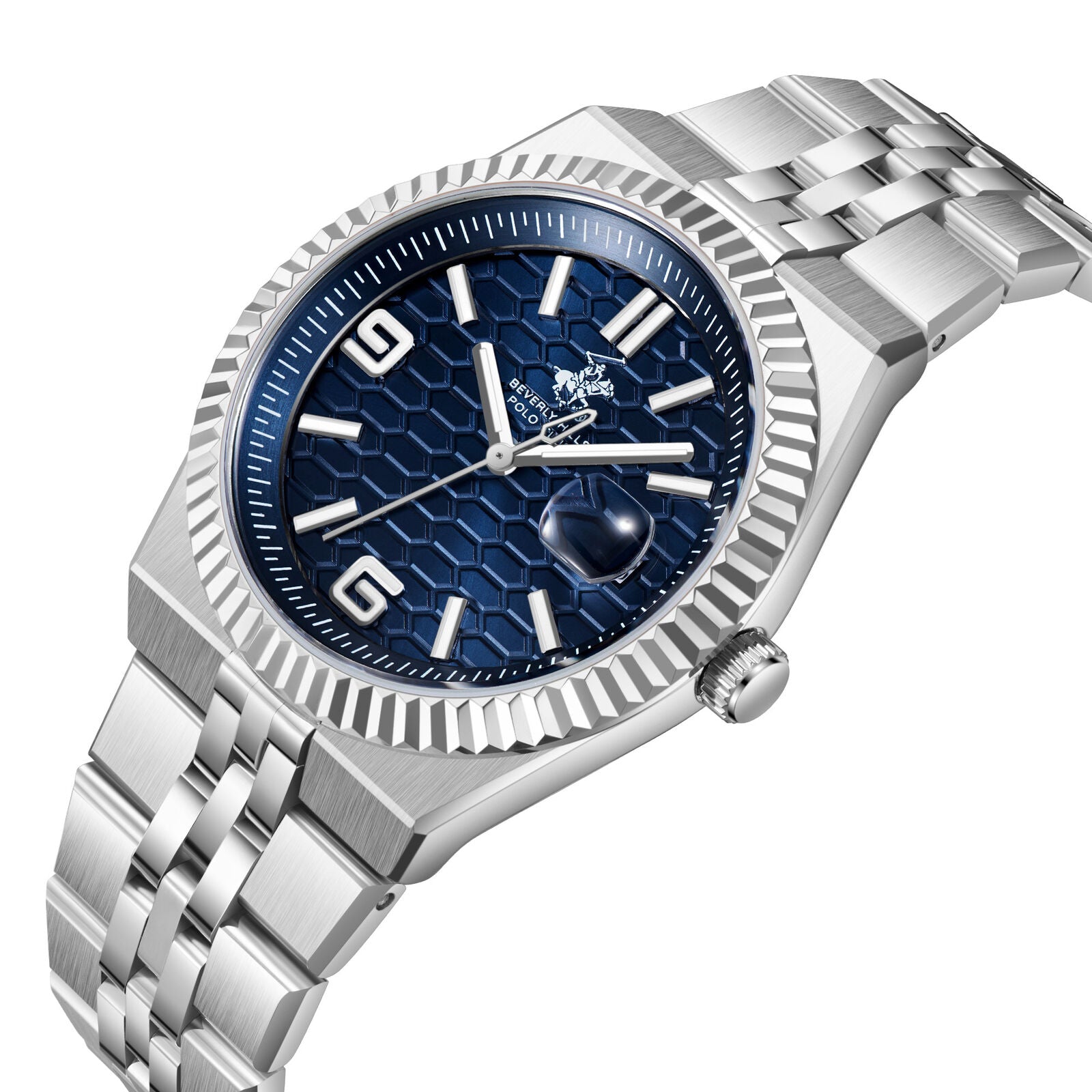 Beverly Hills Polo Club Silver Men's Watch BP3891X.390 BP3891X.390 - Image 2