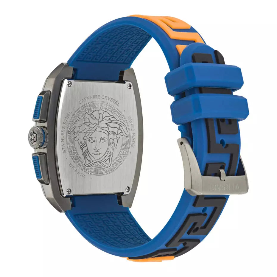 Versace Dominus Chronograph Quartz Blue Dial Men's Watch VE6H00323