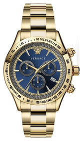 Versace Chronograph Blue Dial Classic Men's Watch VEV700619 - The Watches Men & CO
