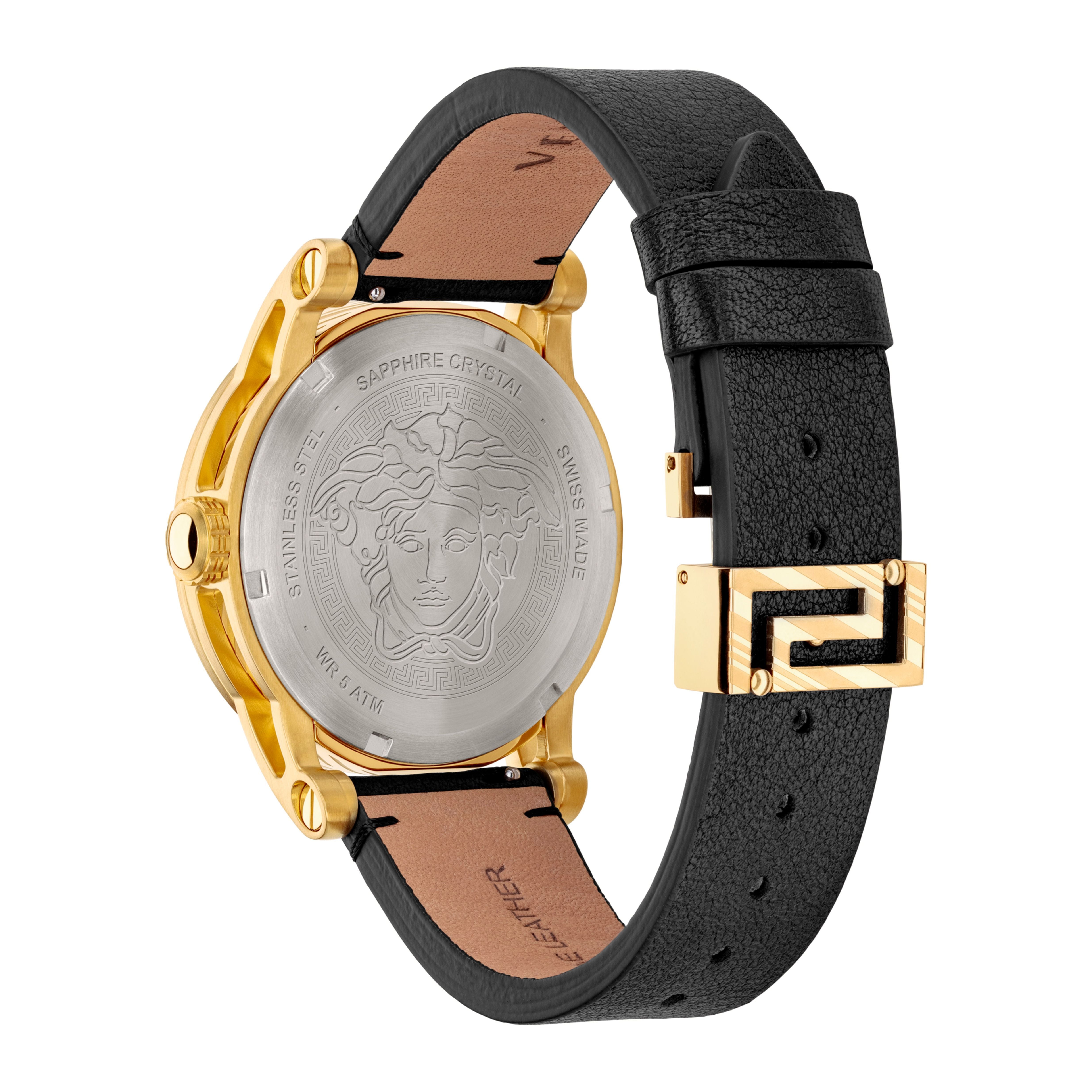 Versace Code Quartz Men’s Black Guilloche Dial Watch VEPO00320 - Watch