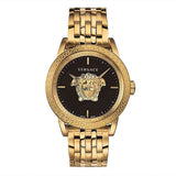 Versace Gold Stainless Steel Black Dial Men's Watch VERD00818 - The Watches Men & CO