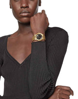 Versace Greca Black Dial Gold Steel Strap Watch for Women - VEVH00820 VEVH00820 - Image 5