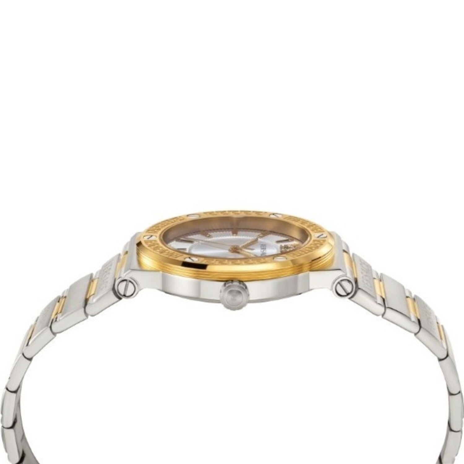 Versace Greca Logo Quartz Silver Dial Ladies Watch VEVH00620 - Watch