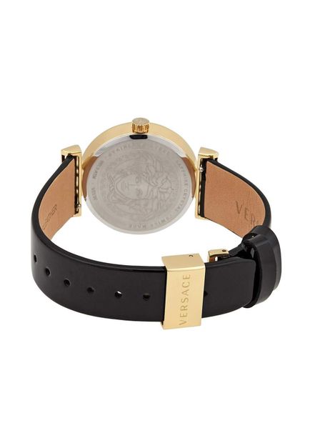 Versace Meander Quartz Black Dial Ladies Watch VELW00420 - Watch