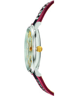Versace V Circle Silver Dial Two Tone Leather Strap Watch for Men - VEBQ01319 VEBQ01319 - Image 5