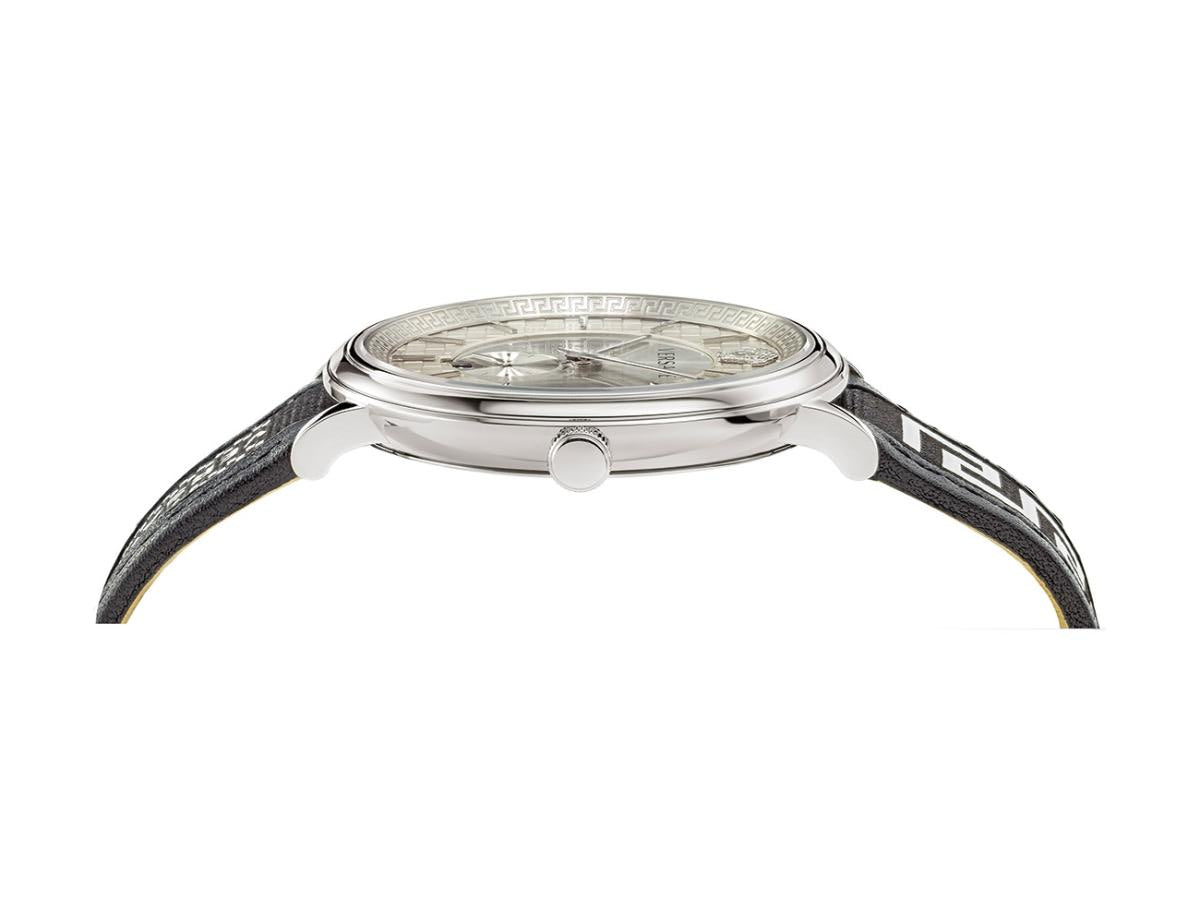 Versace V-Circle side profile showing case profile and lugs