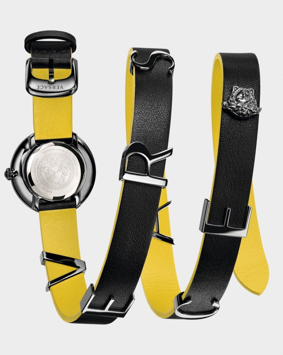 V-Flare watch and strap components displayed separately