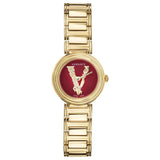 Versace Virtus Gold Mini Red Dial Women's Watch VET300321 - The Watches Men & CO