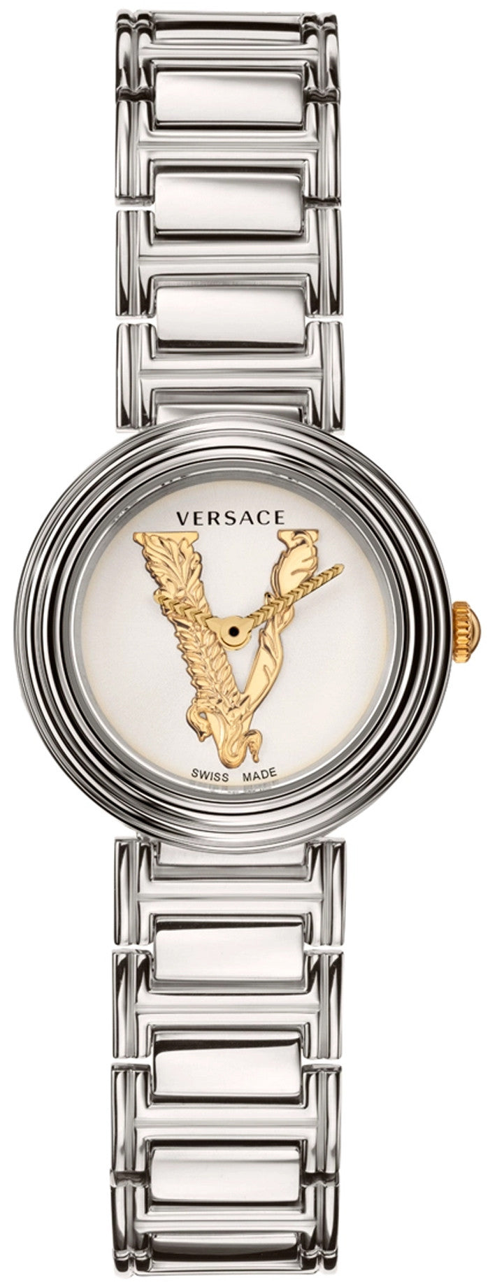 Versace Virtus Mini Silver Women's Watch VET300621 - The Watches Men & CO