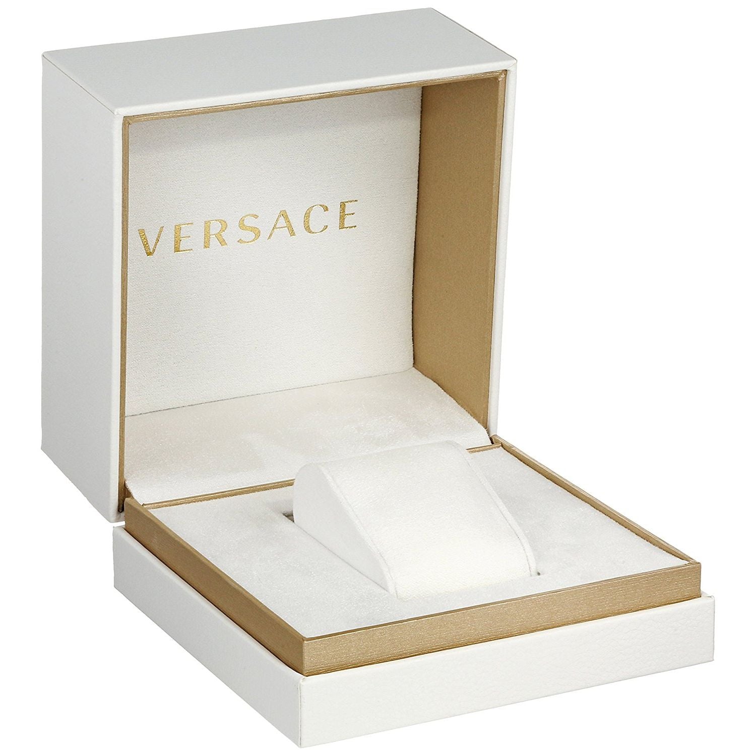 Versace Dylos Chronograph Gold Dial Gold Steel Strap Men Watch - VQC040015