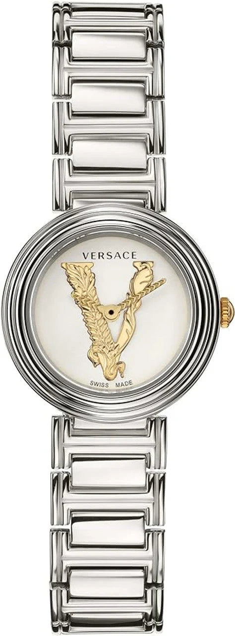 Versace Virtus Mini Silver Women's Watch VET300621